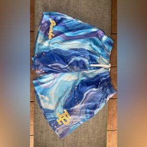 Blue inaka power gym shorts